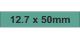 PLC Label (HF) 12.7x50mm Grn (140pc)