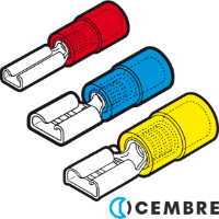 Cembre Female Disconnect Terminals Insulated