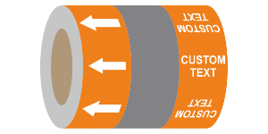 Custom Pipe Marking Tape 300mm x 25M