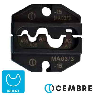 0.25-16 mm² MA Indent Crimp Die Set