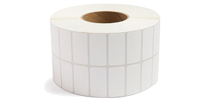 White Polyester Labels 25.4 x 12.7mm