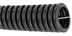 18mm Split Conduit Nylon Black 25m