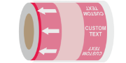 Laminated Pipe Marking Tape 300mm x 50M