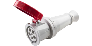 IP67 Coupler 63A 3P,N+E 415V Red