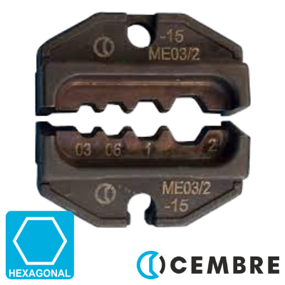 0.25-10 mm² ME Hexagonal Die Set