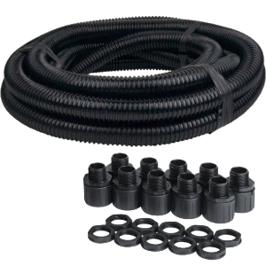 25mm FC Contractor Pack SR-PVC Black 10m