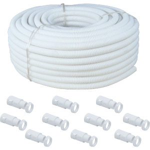 25mm Flexible Conduit PP Pack White 10m