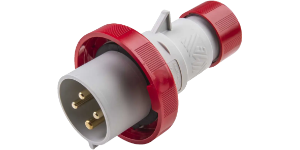 IP67 Plug 32A 3P+E 415V Red