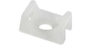 M5 Screw Mount Base 21.9x15.8mm Ivory