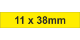 Cotton Adh Label 11x38mm Yellow (1350pc)