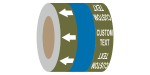 Custom Pipe Marking Tape 150mm x 50M