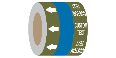 Custom Pipe Marking Tape 150mm x 50M