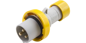 IP67 Plug 16A 2P+E 110V Yellow