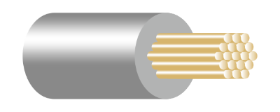 1mm sq. Grey Tri-Rated 91.44mt