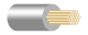 1mm sq. Grey Tri-Rated 91.44mt