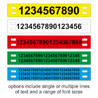 Single and mulitple lines of text example