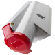 IP44 Wall Socket 32A 3P+E 415V Red