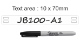 HL104WE1NF070B Cable Label