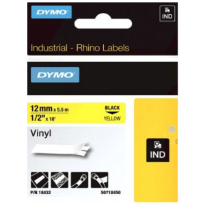 S0718450 12mm Rhino Vinyl Tape Yellow