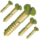 0024 Brass Slotted Woodscrew