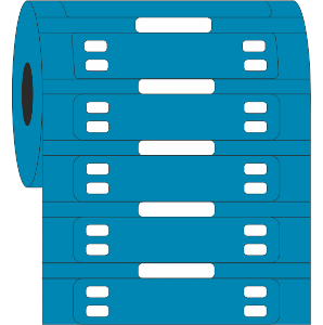 MD Cable Marker 12 x 40mm (1000pc) Blue