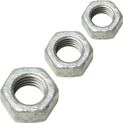 Galvanised Hexagon Full Nut