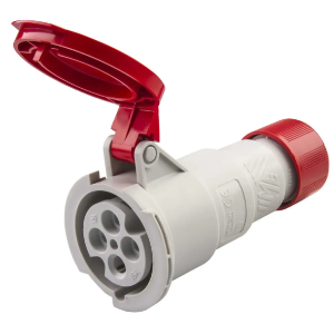 IP44 Coupler 16A 3P+E 415V Red