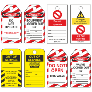 Lockout Tagout Identification Labels