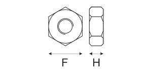 Z0322 Hexgon Full Nut SKU2