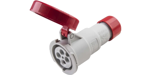 IP67 Coupler 16A 3P+E 415V Red