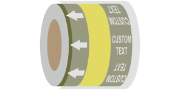 Laminated Pipe Marking Tape 150mm x 50M