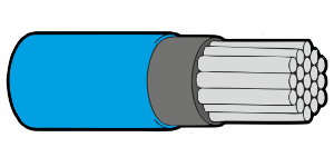 Type 44A Primary Wire 16AWG Blue