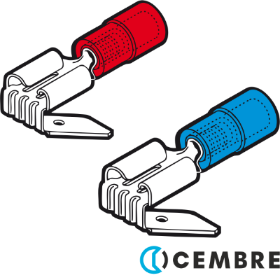 Cembre Male-Female Piggyback Terminals