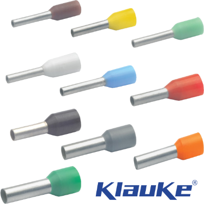 Klauke Bootlace Ferrules French Colour Coded