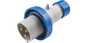 IP67 Plug 32A 2P+E 230V Blue