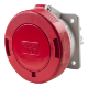 IP67 Panel Socket 32A 3P,N+E 415V Red