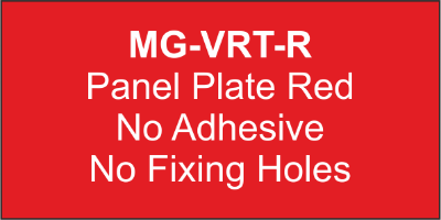 Panel Plate (R) 50x50mm Red (200pcs)