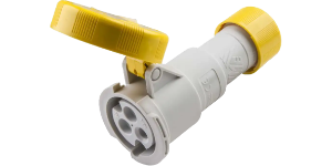 IP67 Coupler 16A 2P+E 110V Yellow