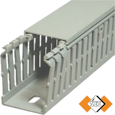 GF-DIN A7 5 LF Grey Panel Trunking