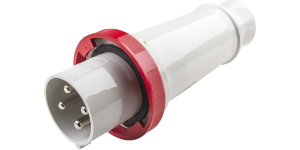 IP67 Plug 125A 3P+E 415V Red