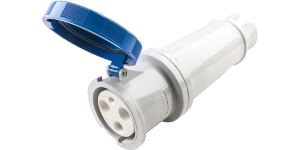 IP67 Coupler 125A 2P+E 230V Blue