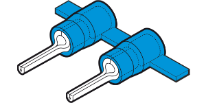 Reel Terminals Pin Blue