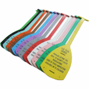 Tie-Tag laser marked with your data
