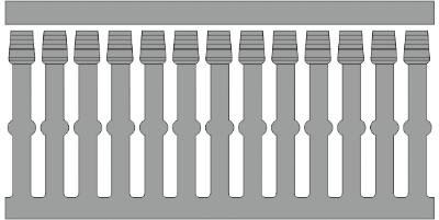 GN A6 4 LF Grey Panel Trunking SKU2