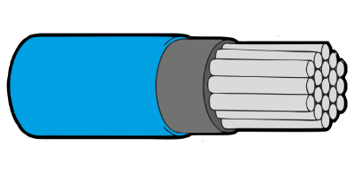 Type 44A Primary Wire 28AWG Blue