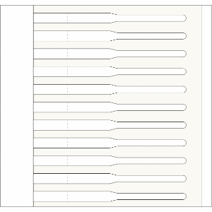 ETI Insert Markers 18mm White