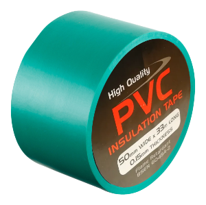 50mm x 33M PVC Tape Green