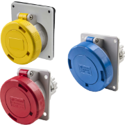 IP67 Angled Panel Sockets