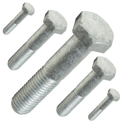 Galvanised Hexagon Head Bolts