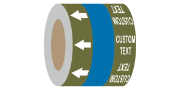 Custom Pipe Marking Tape 150mm x 25M